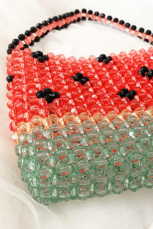 Handmade Watermelon Beaded Bag