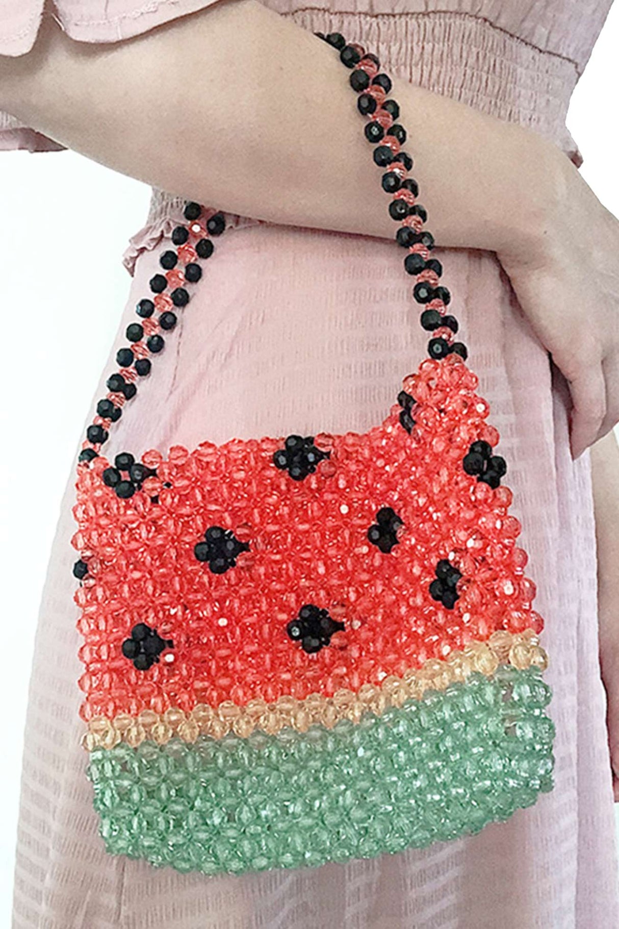 Handmade Watermelon Beaded Bag