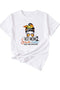 Hot Mom Summer Graphic Print T-shirt