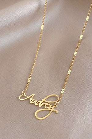 Minimalist Letter Necklace