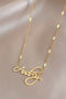 Minimalist Letter Necklace