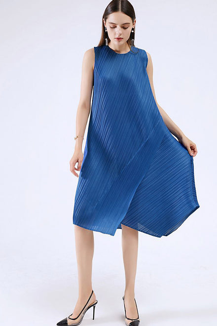 Irregular Pleats Tank Top