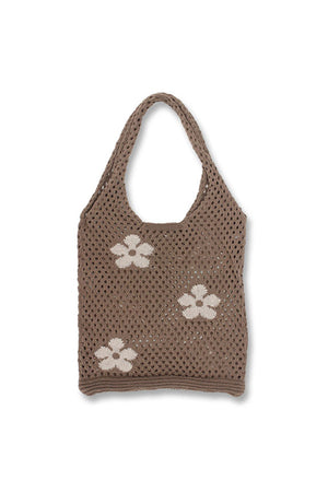 Small Flower Hollow-out Crochet Bag