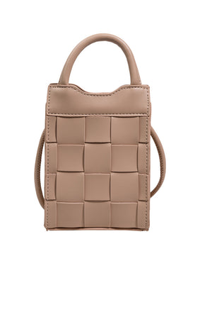 Solid Color 2-Way Woven Bag