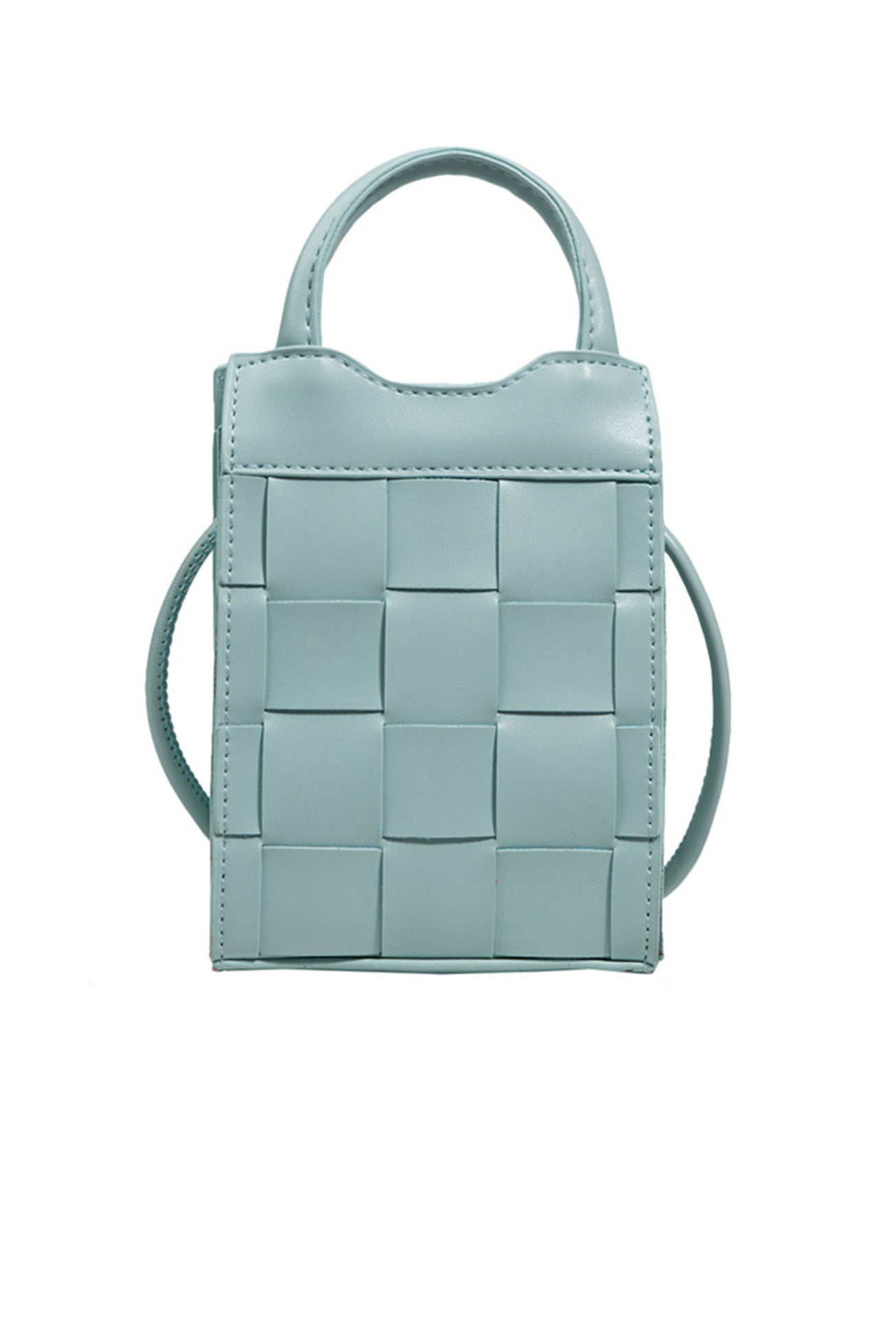 Solid Color 2-Way Woven Bag