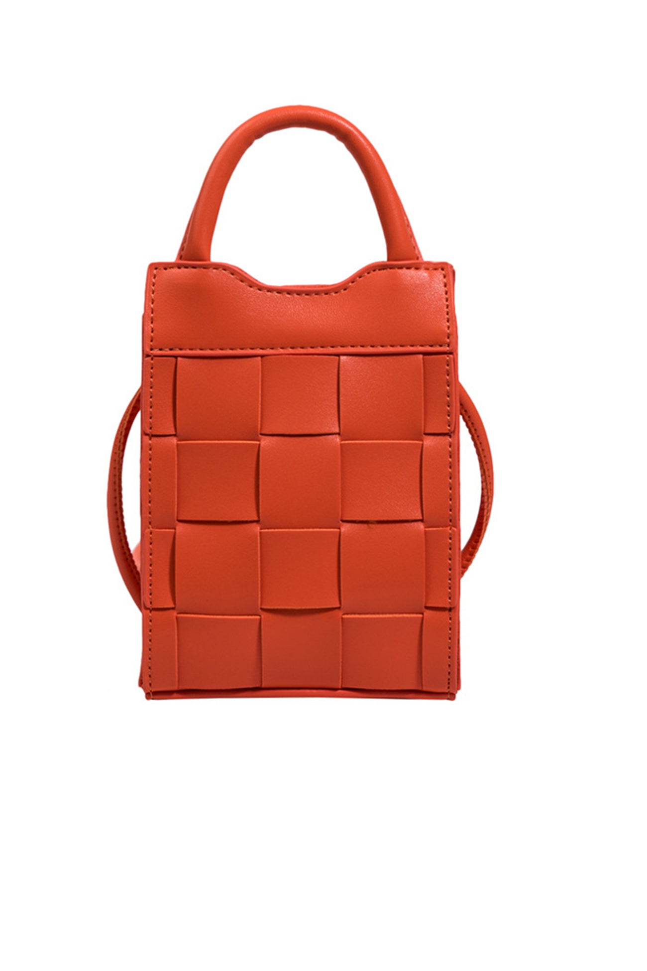 Solid Color 2-Way Woven Bag