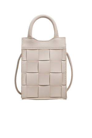 Solid Color 2-Way Woven Bag