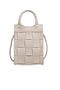 Solid Color 2-Way Woven Bag