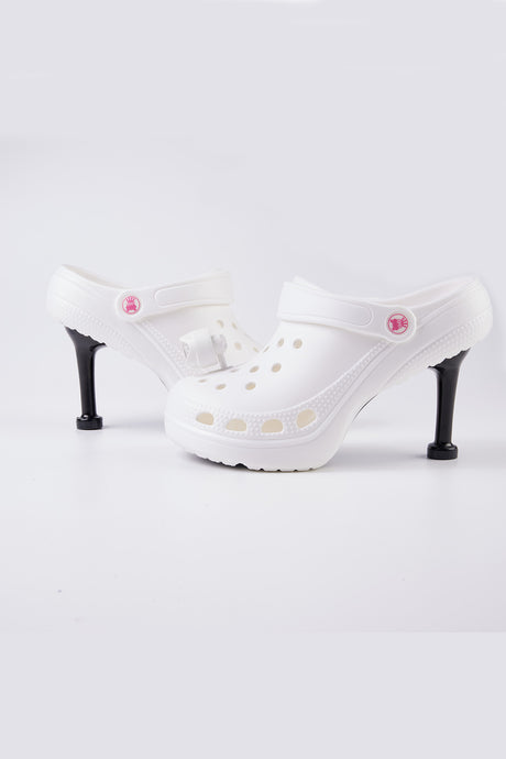 Solid Color High Heel Clog