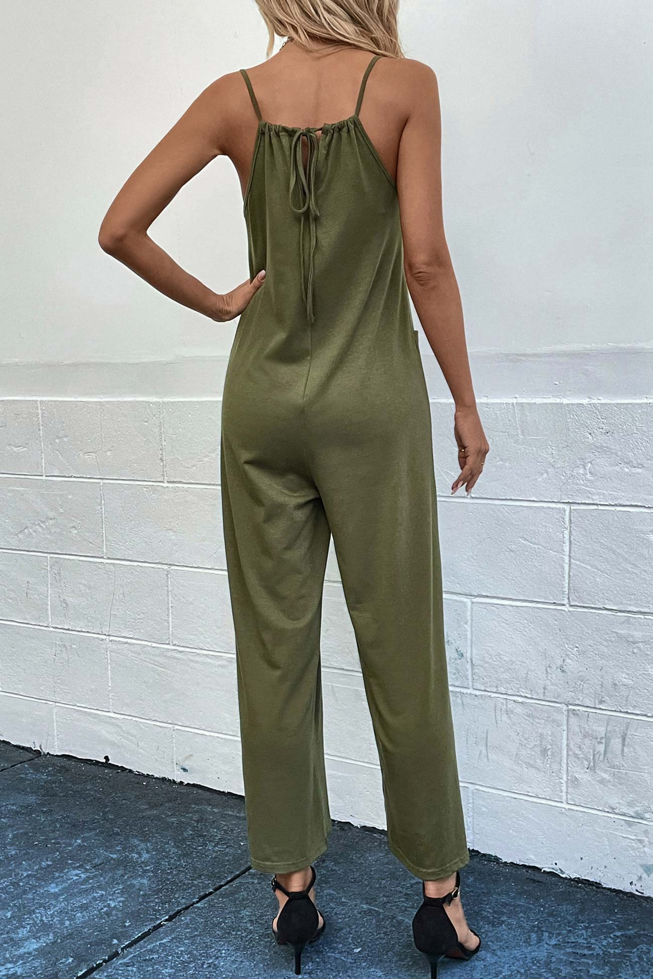 Olive green jumpsuits