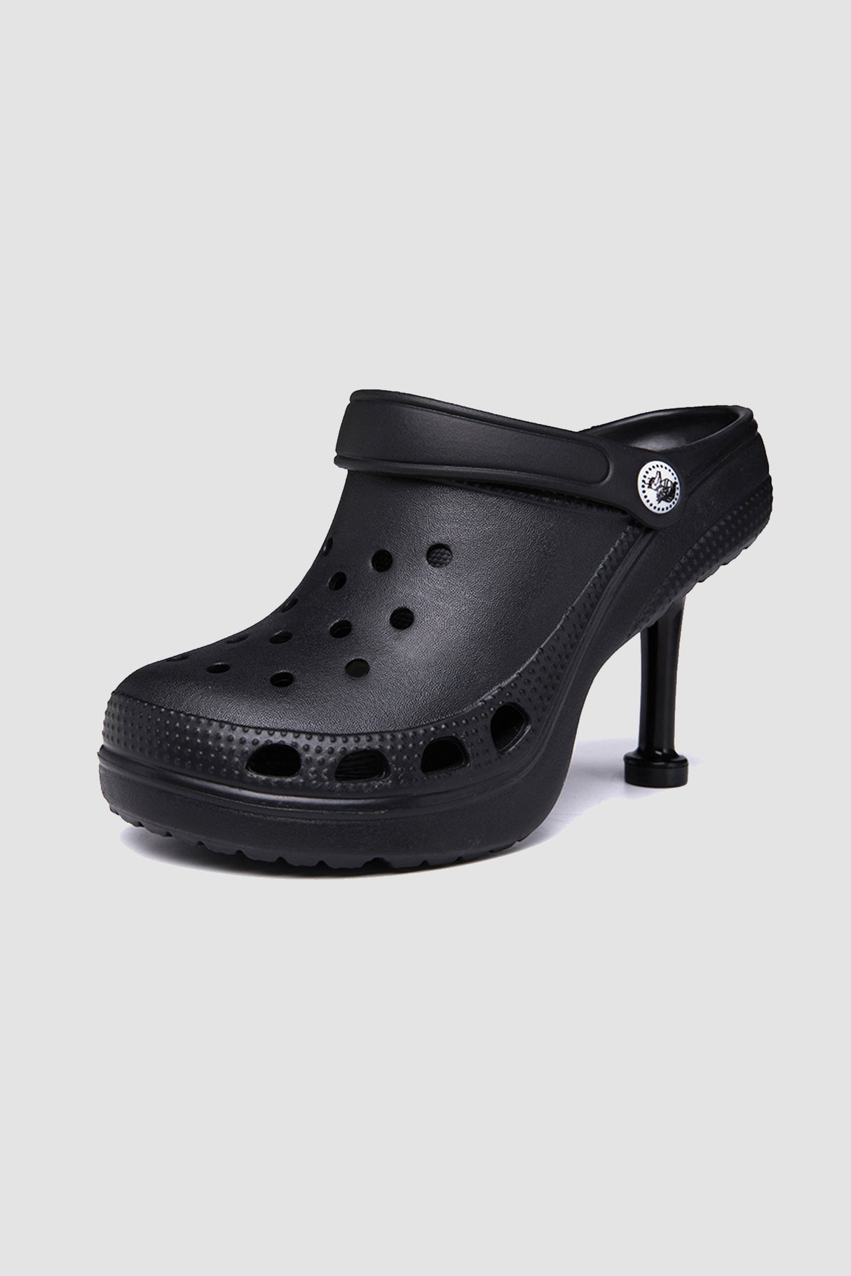 Solid Color High Heel Clog