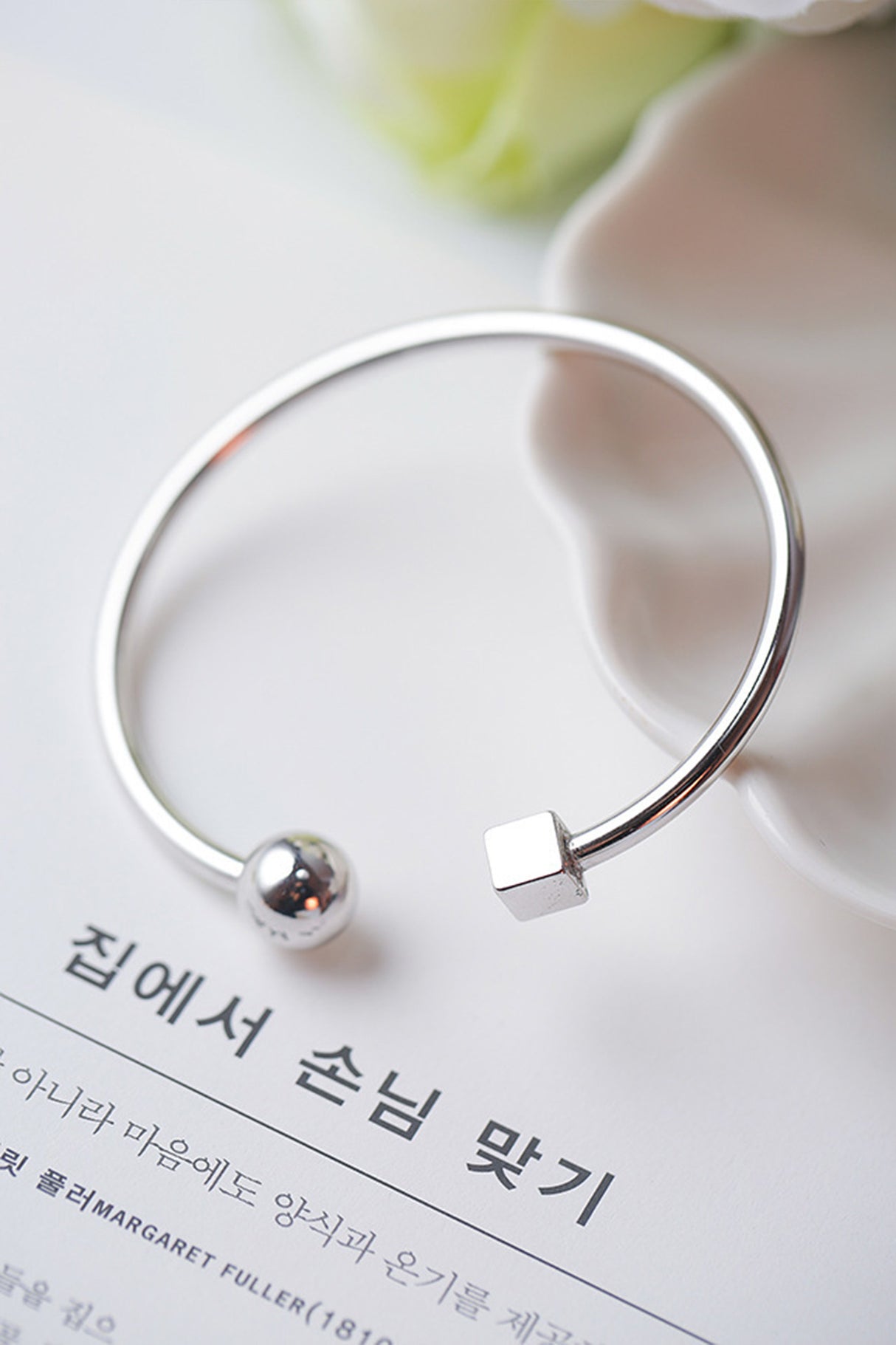 Square Circle Minimalist Bracelet