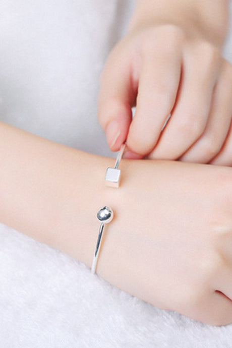 Square Circle Minimalist Bracelet