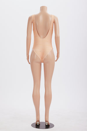 Hiding Cat Print One Piece Swimsuit