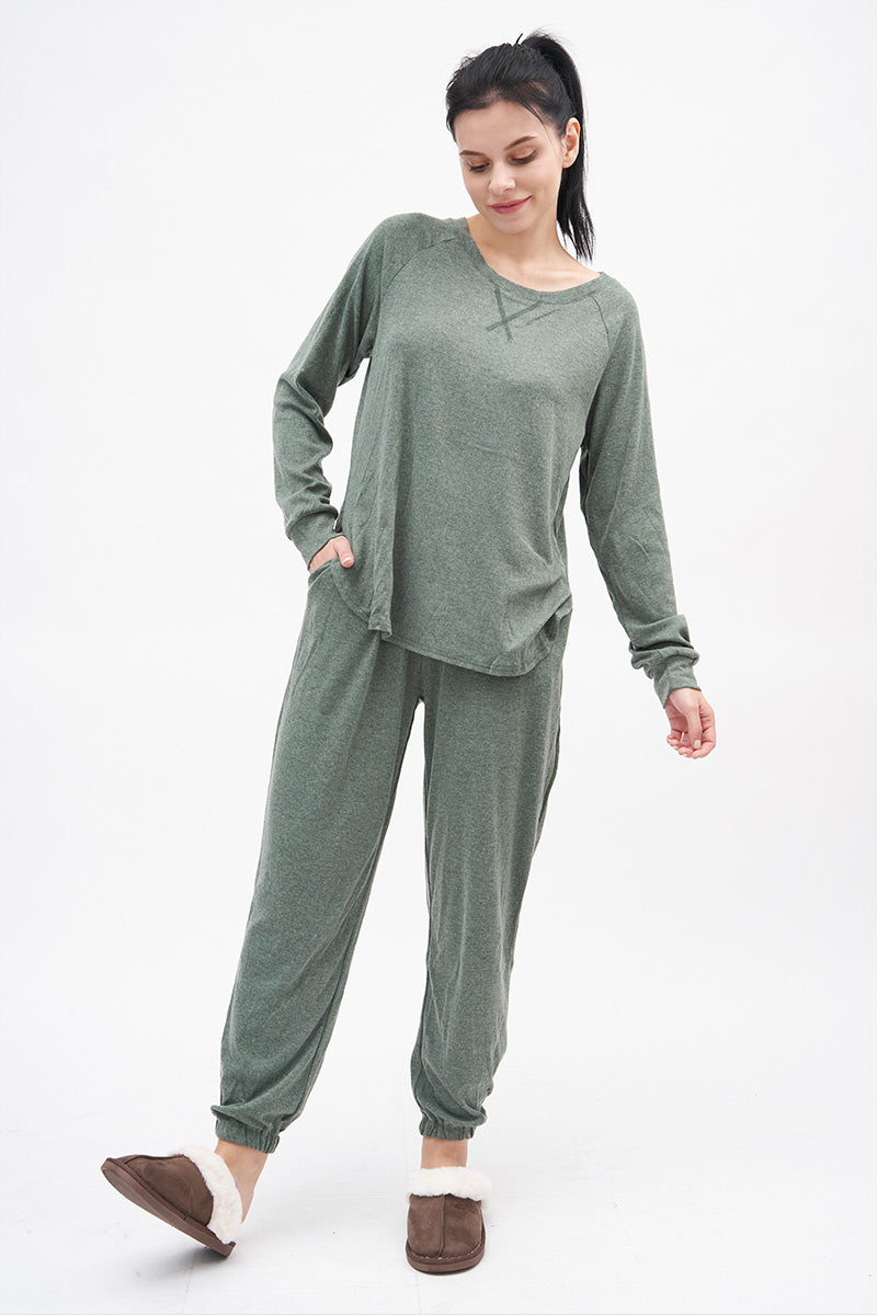 Casual Two pieces Cotton Pajamas